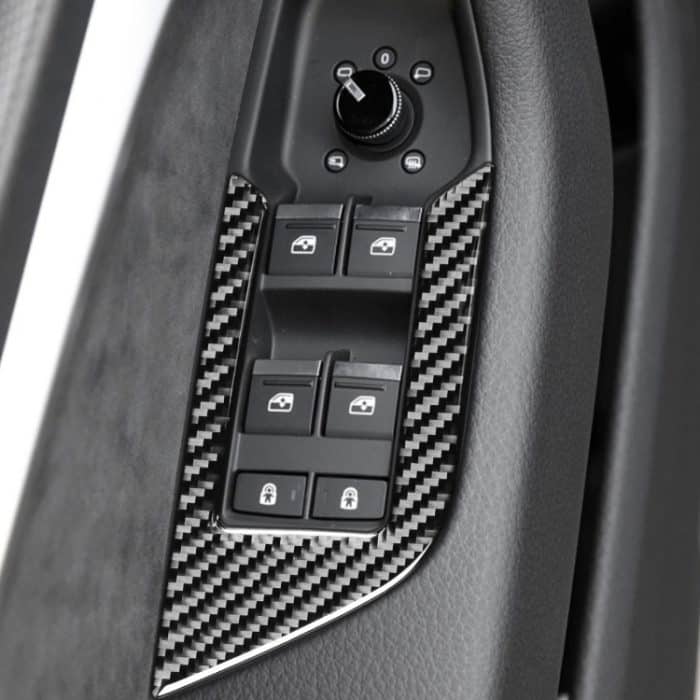 Auto Kohlefaserfenster Glashaube Dekorative Aufkleber für Audi A6l / A7 2019-, Linke Fahrt – Bild 5