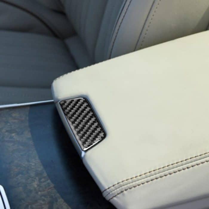 Auto Kohlefaser Armlehnenkasten dekorativer Aufkleber für Audi A6l / A7 2019-, linke und rechter Antrieb universell – Bild 5