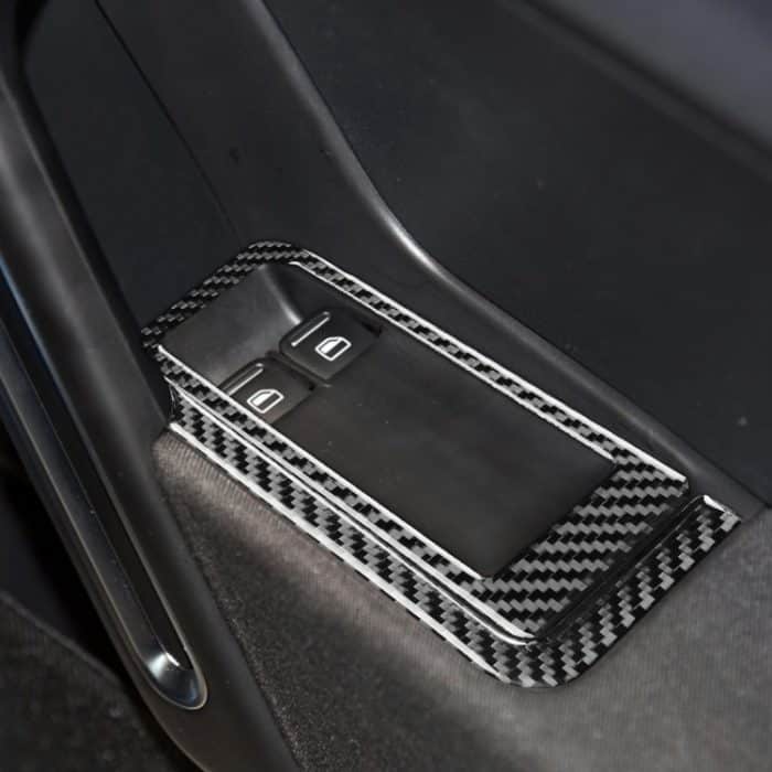 Car Carbon Faser Glaspanel Dekorativer Aufkleber für Volkswagen Käfer 2012-2019, Rechtsfahrt – Bild 5