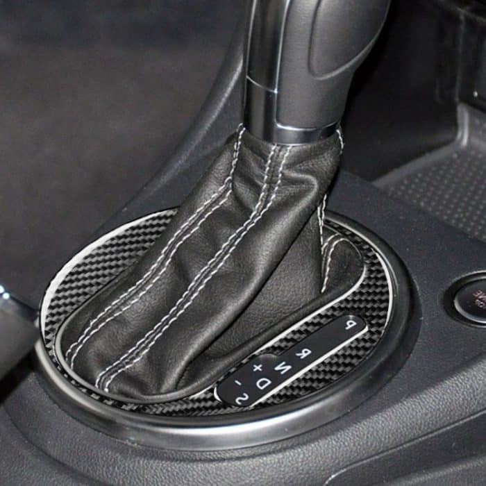 Auto Kohlefasergetriebe Panel innerhalb des Rahmens dekorativer Aufkleber für Volkswagen Käfer 2012-2019, Rechtsfahrt – Bild 5