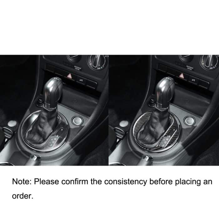 Auto Kohlefasergetriebe Panel innerhalb des Rahmens dekorativer Aufkleber für Volkswagen Käfer 2012-2019, Rechtsfahrt – Bild 6