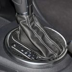 Auto Kohlenstofffasergetriebe innenrahmen dekorativer Aufkleber für Volkswagen Käfer 2012-2019, linke Fahrt – Bild 5