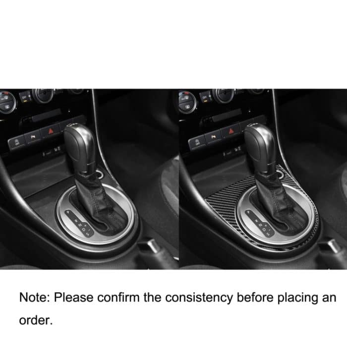 Auto Kohlefaser-Getriebe-Rahmen einen dekorativen Aufkleber für Volkswagen Käfer 2012-2019, links und rechts universell – Bild 6