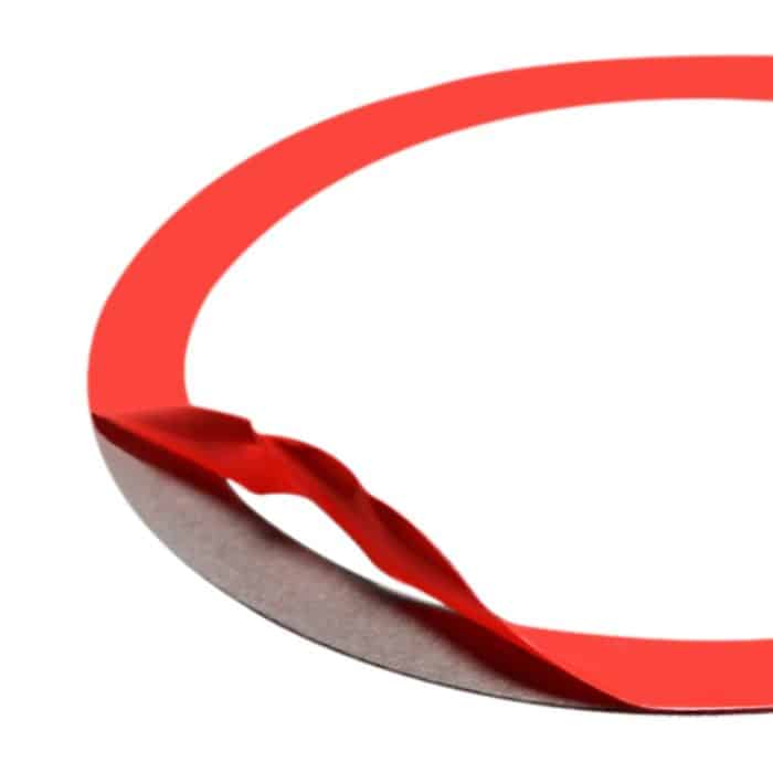 2 stücke auto kohlenstofffaser horn ring massiv farbe dekorative aufkleber für bmw g01 x3 2018-2020 / g02 x4 2019-2020, linker und rechts universell – Bild 4