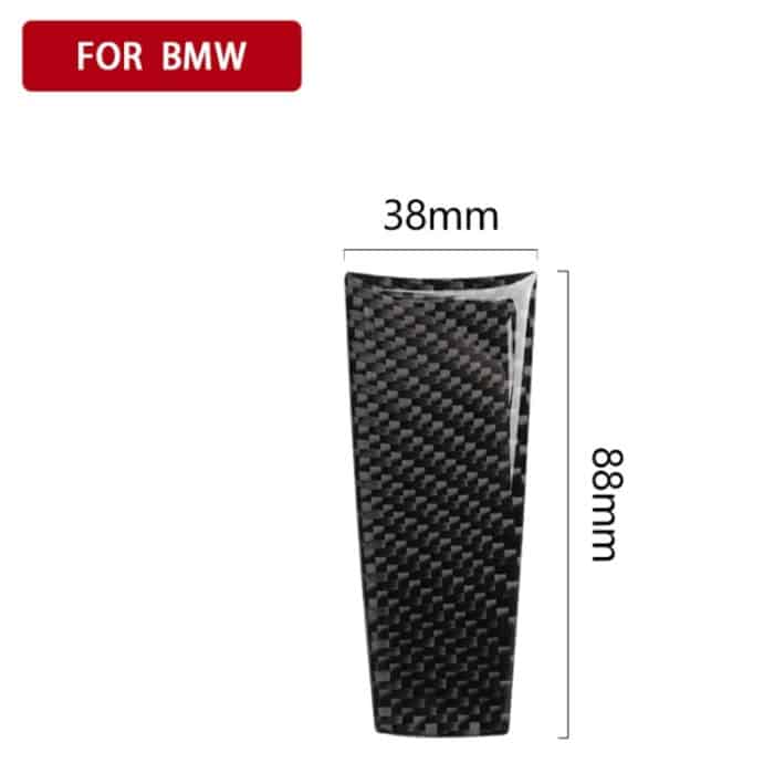 Auto Kohlefaser-Lenkrad-Festkörper-dekorative Aufkleber für BMW G01 X3 2018-2020 / G02 X4 2019-2020, linke und rechter Antrieb universell – Bild 2