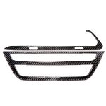 2 in 1 Autokohle-Kohlenstofffaser-Klimaanlage CD-Bedienfeld M Performance Dekorative Aufkleber für BMW G01 X3 2018-2020 / G02 X4 2019-2020, linke Fahrt