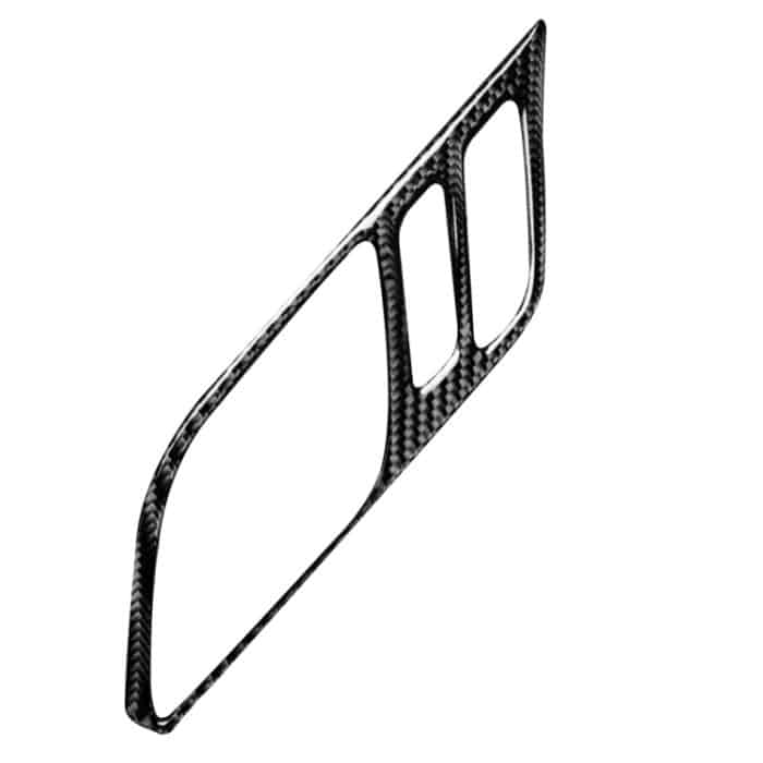 Auto Kohlenstofffaser Innentürgriff Massivfarbe Dekorative Aufkleber für BMW G01 X3 2018-2020 / G02 X4 2019-2020, linke Fahrt – Bild 2