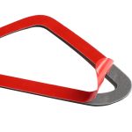 Auto Kohlenstofffaser Innentürgriff Massivfarbe Dekorative Aufkleber für BMW G01 X3 2018-2020 / G02 X4 2019-2020, linke Fahrt – Bild 4