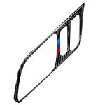 Auto-Kohlenstofffaser-Innen-Türgriff 3-farbig dekorativer Aufkleber für BMW G01 X3 2018-2020 / G02 X4 2019-2020, linke Fahrt – Bild 2