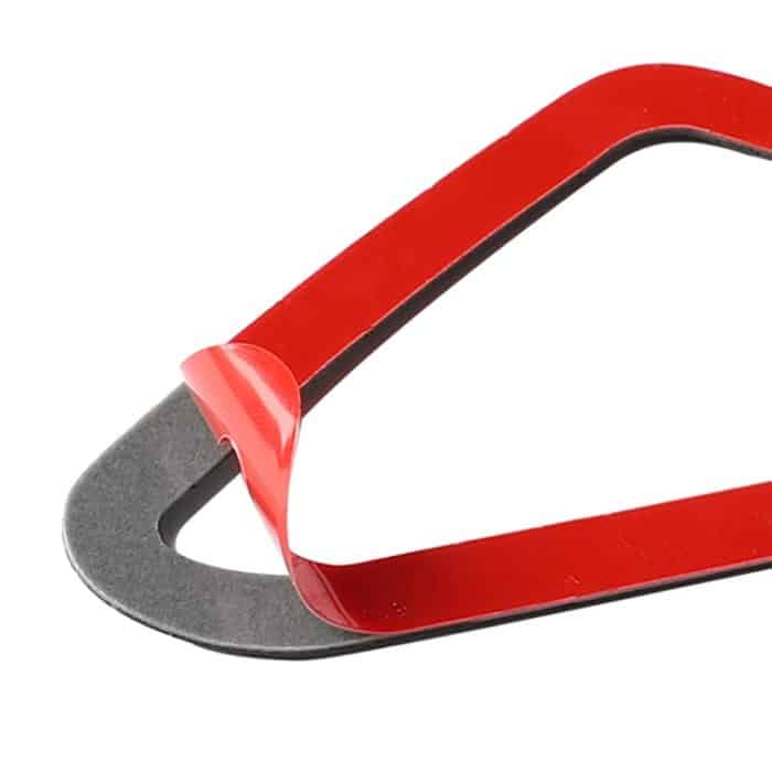 Auto-Kohlenstofffaser-Innen-Türgriff 3-farbig dekorativer Aufkleber für BMW G01 X3 2018-2020 / G02 X4 2019-2020, linke Fahrt – Bild 4