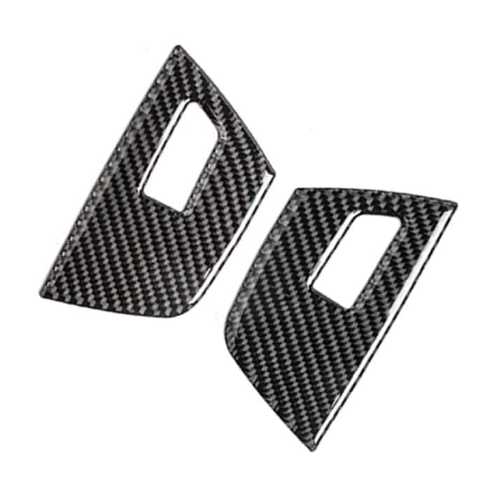 Auto-Kohlenstofffaserfenster Glas-Bedienfeld 3-farbig dekorativer Aufkleber für BMW G01 X3 2018-2020 / G02 X4 2019-2020, linke Fahrt – Bild 3