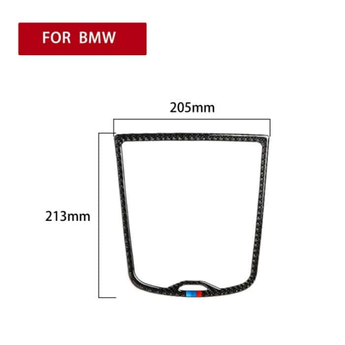 Auto Carbon Fiber Dashboard 3-farbig dekorative Aufkleber für BMW G01 X3 2018-2020 / G02 X4 2019-2020, linke und rechte Antrieb universell – Bild 2