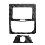 Kohlenstofffaser-Heckklimaanlagen-Entlüftungslüftungslüftungslüftungslüfter FARBE-dekorative Aufkleber für BMW G01 X3 2018-2020 / G02 X4 2019-2020, linke und rechte Antrieb universell