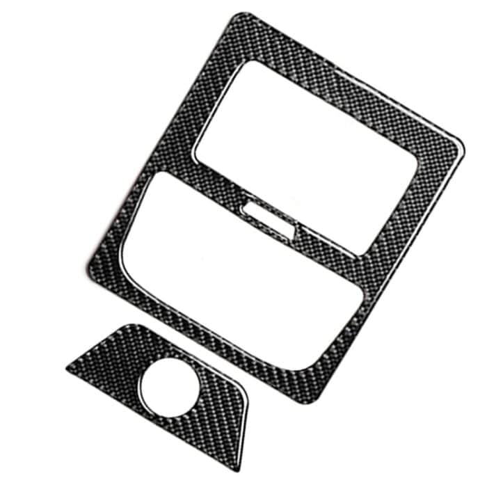 Kohlenstofffaser-Heckklimaanlagen-Entlüftungslüftungslüftungslüftungslüfter FARBE-dekorative Aufkleber für BMW G01 X3 2018-2020 / G02 X4 2019-2020, linke und rechte Antrieb universell – Bild 2