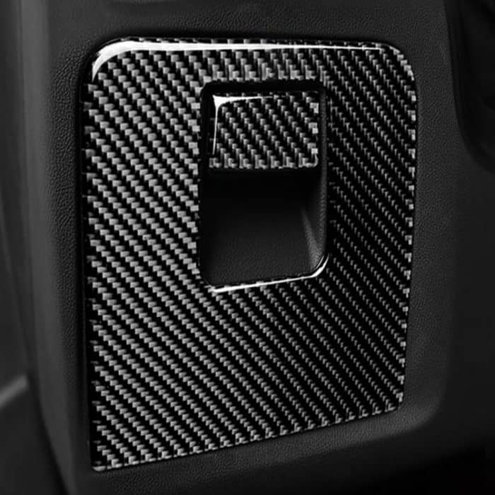 Auto Carbon Faser Aufbewahrungsbox Panel Massivfarbe Dekorative Aufkleber für BMW G01 X3 2018-2020 / G02 X4 2019-2020, linke und rechte Antrieb universell – Bild 5