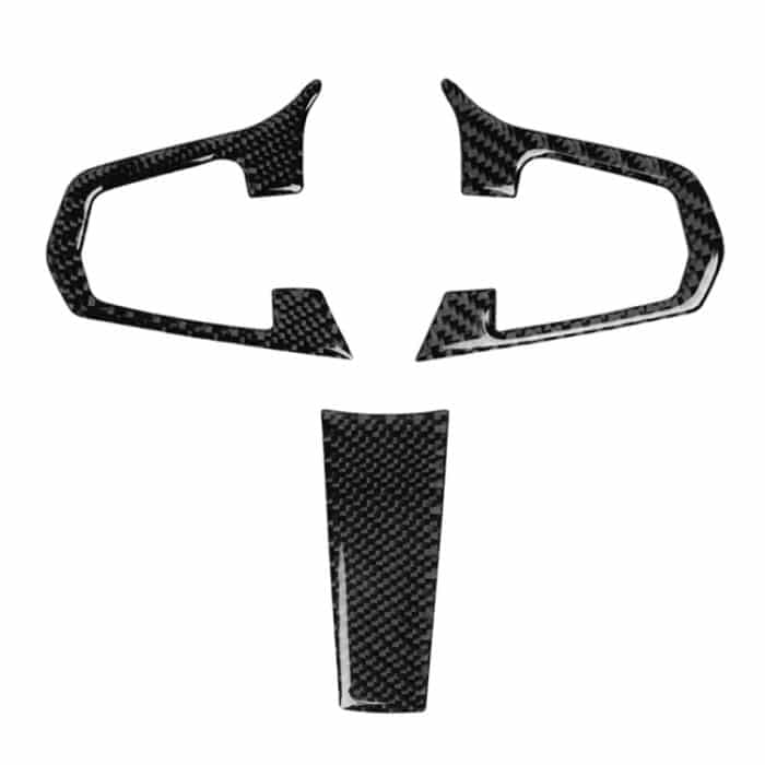 CRP6865.jpg 3 in 1 Auto Kohlenstofffaserlenkrad Feste Farbe Ein dekorativer Aufkleber für BMW G01 X3 2018-2020 / G02 X4 2019-2020, linke und rechter Antrieb universell – Bild 1