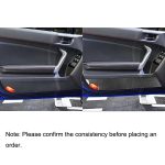 2 in 1 Auto Kohlenstofffasertürplatte Dekorativer Aufkleber für Subaru BRZ / TOYOTA 86 2017-2019, linke und rechte Antrieb universell – Bild 6