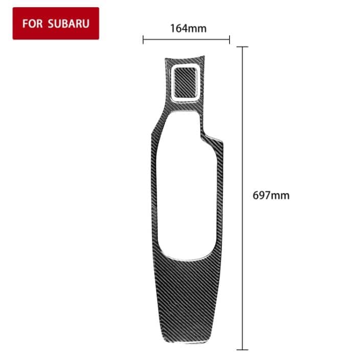 2 in 1 Car Carbon Fiber Central Armlehnenpanel Set einen dekorativen Aufkleber für Subaru BRZ / TOYOTA 86 2017-2019, Right Drive – Bild 2