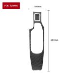 2 in 1 Car Carbon Fiber Central Armlehnenpanel Set einen dekorativen Aufkleber für Subaru BRZ / TOYOTA 86 2017-2019, linke Fahrt – Bild 2