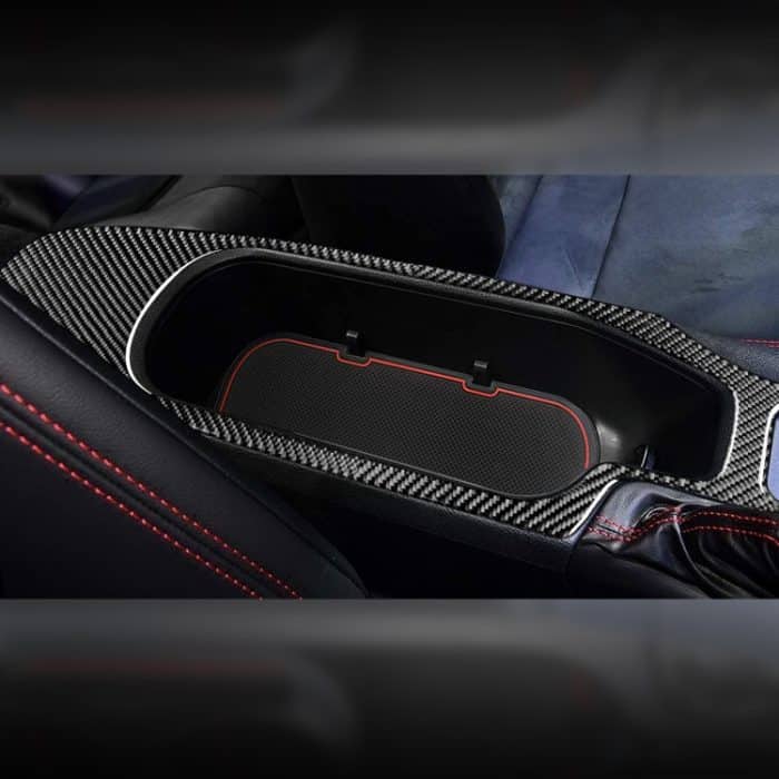 Auto Kohlefaserzentrale Armlehnenpaneel Dekorative Aufkleber für Subaru BRZ / Toyota 86 2017-2019, Rechtsfahrt – Bild 5