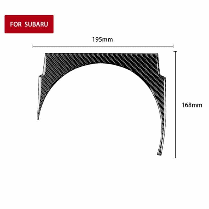 Auto Kohlenstofffaserzahnrad dekorativer Aufkleber für Subaru BRZ / TOYOTA 86 2017-2019, Rechtsfahrt – Bild 2