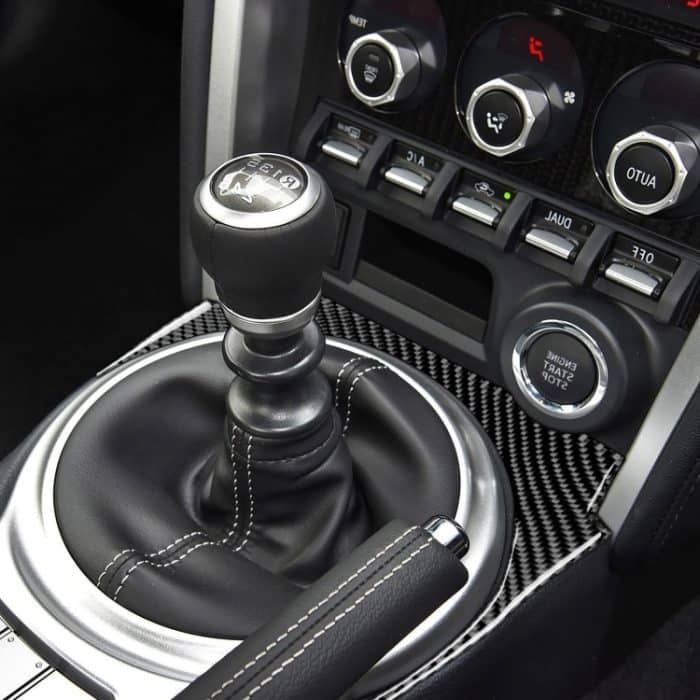 Auto Kohlenstofffaserzahnrad dekorativer Aufkleber für Subaru BRZ / TOYOTA 86 2017-2019, Rechtsfahrt – Bild 5