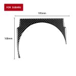 Auto Kohlefaserzahnrad dekorativer Aufkleber für Subaru BRZ / TOYOTA 86 2017-2019, linke Fahrt – Bild 2