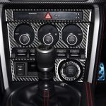 5 in 1 Car Carbon Fiber Bedienfeld Ein dekorativer Aufkleber für Subaru BRZ / TOYOTA 86 2017-2019, Rechtsfahrt – Bild 5