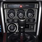 5 in 1 Car Carbon Fiber Bedienfeld Ein dekorativer Aufkleber für Subaru BRZ / TOYOTA 86 2017-2019, linke Fahrt – Bild 5