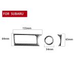 3 in 1 Auto Kohlenstofffaser Aufbewahrungsbox Ein dekorativer Aufkleber für Subaru BRZ / TOYOTA 86 2017-2019, Rechtsfahrt – Bild 2