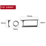 3 in 1 Auto Kohlefaser Aufbewahrungsbox Ein dekorativer Aufkleber für Subaru BRZ / TOYOTA 86 2017-2019, linke Fahrt – Bild 2