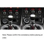 3 in 1 Auto Kohlefaser Aufbewahrungsbox Ein dekorativer Aufkleber für Subaru BRZ / TOYOTA 86 2017-2019, linke Fahrt – Bild 6