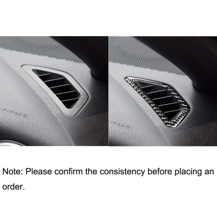 2 in 1 Auto Kohlenstofffaser Zwei Seiten Luftauslass Dekorativer Aufkleber für Subaru BRZ / TOYOTA 86 2017-2019, linke und rechte Antrieb universell – Bild 6