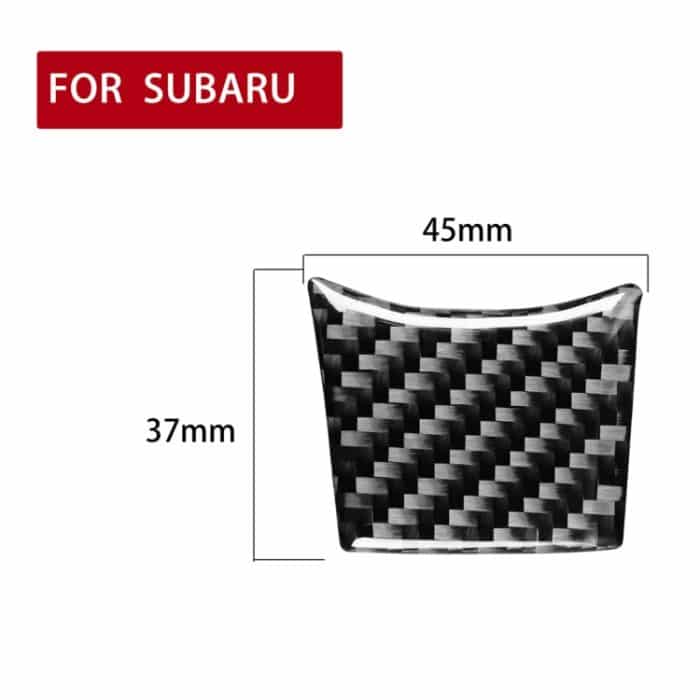 Auto Kohlefaserlenkrad dekorativer Aufkleber für Subaru BRZ / TOYOTA 86 2017-2019, linke und rechte Antrieb universell – Bild 2