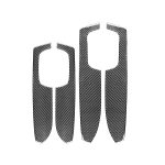 4 teile / satz Kohlenstofffaser-Autotür-Armlehnen-Panel dekorativer Aufkleber für Toyota-Tundra 2014-2018, links rechts fahren