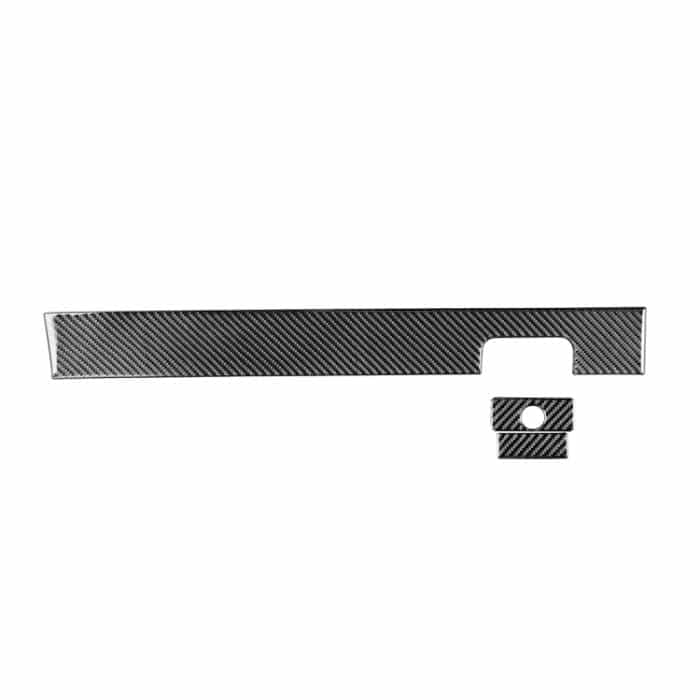 3 stücke / satz Kohlefaser-Auto-Co-Pilot-Handschuhkasten-dekorativer Aufkleber für Toyota-Tundra 2014-2018, rechte Fahren – Bild 1