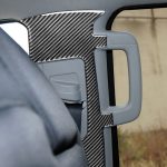 2 teile / satz Kohlenstofffaser Autositzgürtel Panel Dekorativer Aufkleber für Toyota Tundra 2014-2018, links rechts fahren – Bild 6