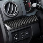 3 stücke / satz Kohlefaser-Car-Center-Konsole Dekorativer Aufkleber für Toyota-Tundra 2014-2018, links Fahren – Bild 5