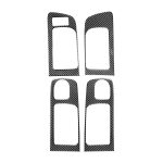 4 teile / satz Kohlefaser-Autotür-Innengriff dekorativer Aufkleber für Toyota-Tundra 2014-2018, links Fahren