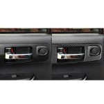 4 teile / satz Kohlefaser-Autotür-Innengriff dekorativer Aufkleber für Toyota-Tundra 2014-2018, links Fahren – Bild 7