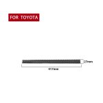 Kohlefaserauto Central Control Cup Holter Slot Matte Dekorativer Aufkleber für Toyota Tundra 2014-2018, links rechts fahren – Bild 2