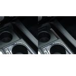 Kohlefaserauto Central Control Cup Holter Slot Matte Dekorativer Aufkleber für Toyota Tundra 2014-2018, links rechts fahren – Bild 6