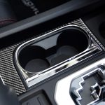 Kohlefaser-Autokassenhalter-Rahmen dekorativer Aufkleber für Toyota-Tundra 2014-2018, rechts fahren – Bild 5