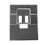 4 teile / satz Kohlenstofffaser Auto Front Zeile Leselicht Panel Dekorative Aufkleber für Toyota Tundra 2014-2018, links rechts fahren universell