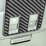 4 teile / satz Kohlenstofffaser Auto Front Zeile Leselicht Panel Dekorative Aufkleber für Toyota Tundra 2014-2018, links rechts fahren universell – Bild 5