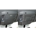 4 teile / satz Kohlenstofffaser Auto Front Zeile Leselicht Panel Dekorative Aufkleber für Toyota Tundra 2014-2018, links rechts fahren universell – Bild 7