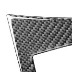 Kohlefaser-Auto-Glas-Lift-Schalter-Ring dekorativer Aufkleber für Toyota-Tundra 2014-2018, links Fahren – Bild 3