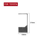 Kohlenstofffaserauto-Gang-Außenrahmen-dekorativer Aufkleber für Toyota-Tundra 2014-2018, links rechts fahren – Bild 2