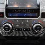 2 teile / set Kohlefaserwagen Central Control Klimaanlage Schalter Panel Dekorativer Aufkleber für Toyota Tundra 2014-2018, links rechts fahren universell – Bild 5