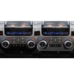 2 teile / set Kohlefaserwagen Central Control Klimaanlage Schalter Panel Dekorativer Aufkleber für Toyota Tundra 2014-2018, links rechts fahren universell – Bild 7